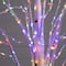 6ft. Pre-Lit White Birch Artificial Christmas Tree, Color Changing LED Lights